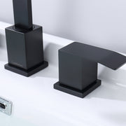 Lambloraey 3 Hole Bathroom Faucet wiht cUPC Supply Hose